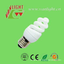 Hohe Effizienz T3 Vollspirale CFL 9W Energey Glühbirne sparen